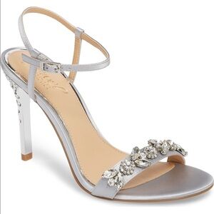 Badgley Mischka Jewel Women's Tex Heeled Sandal Size 9 NWOT